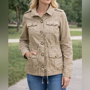 Women's Tory Burch Khaki Military/Safari Jacket Size 6 Small